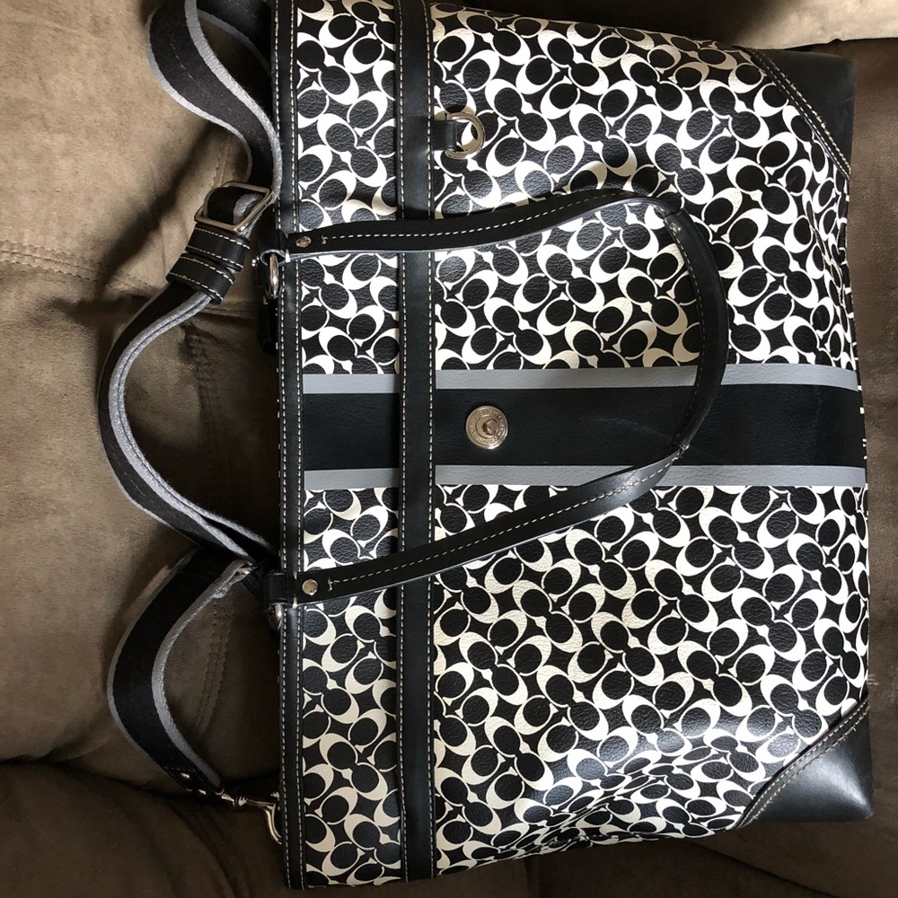Coach baby bag